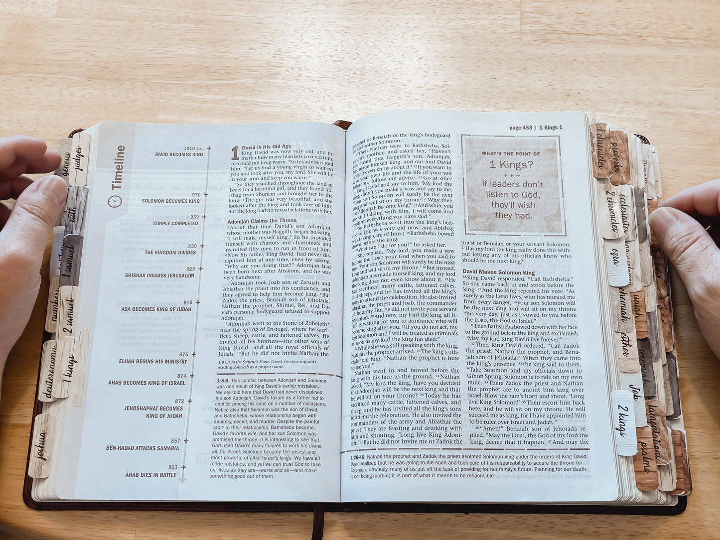 Bible Tabs - Wood Grain
