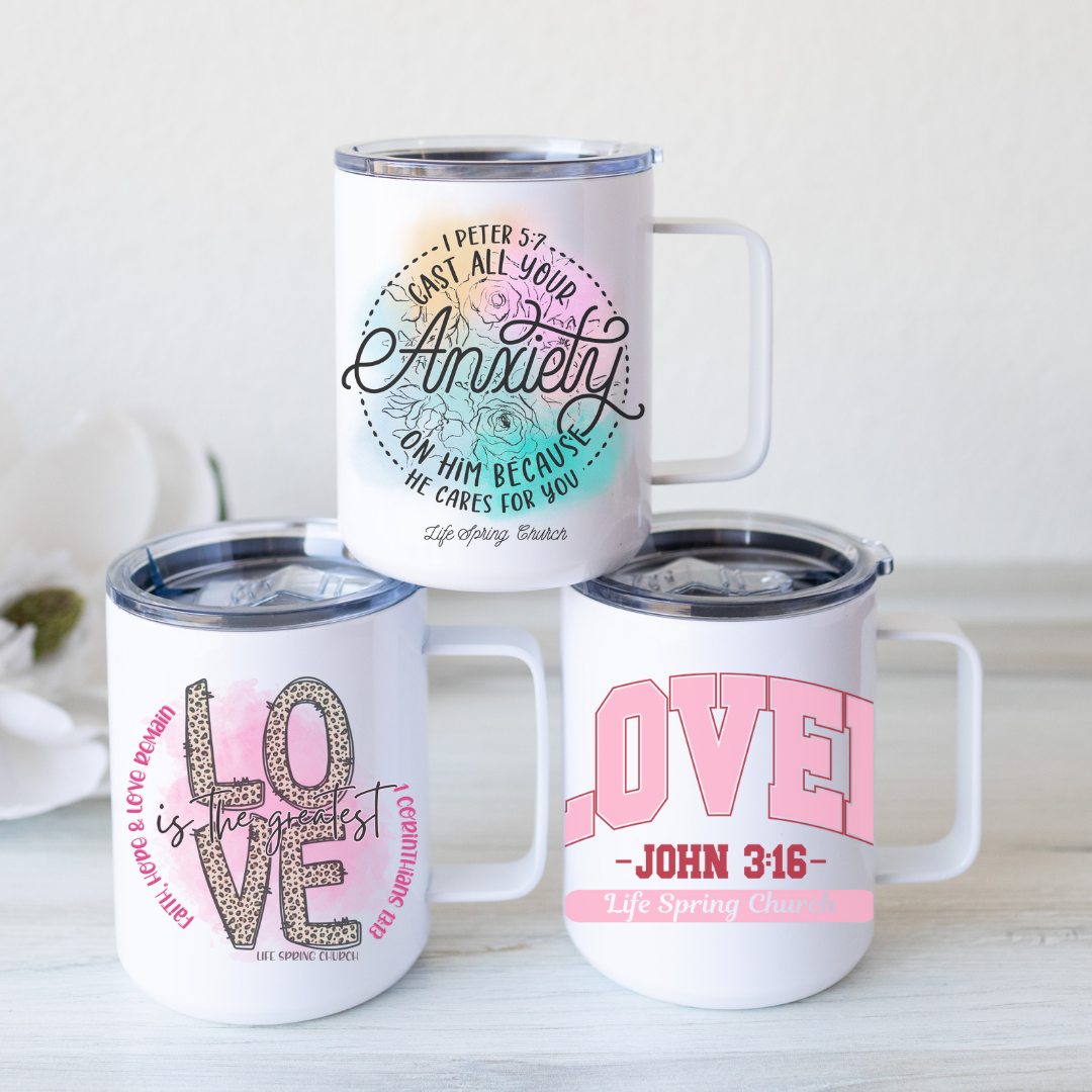 Life Spring Travel Mugs (Multiple Designs)