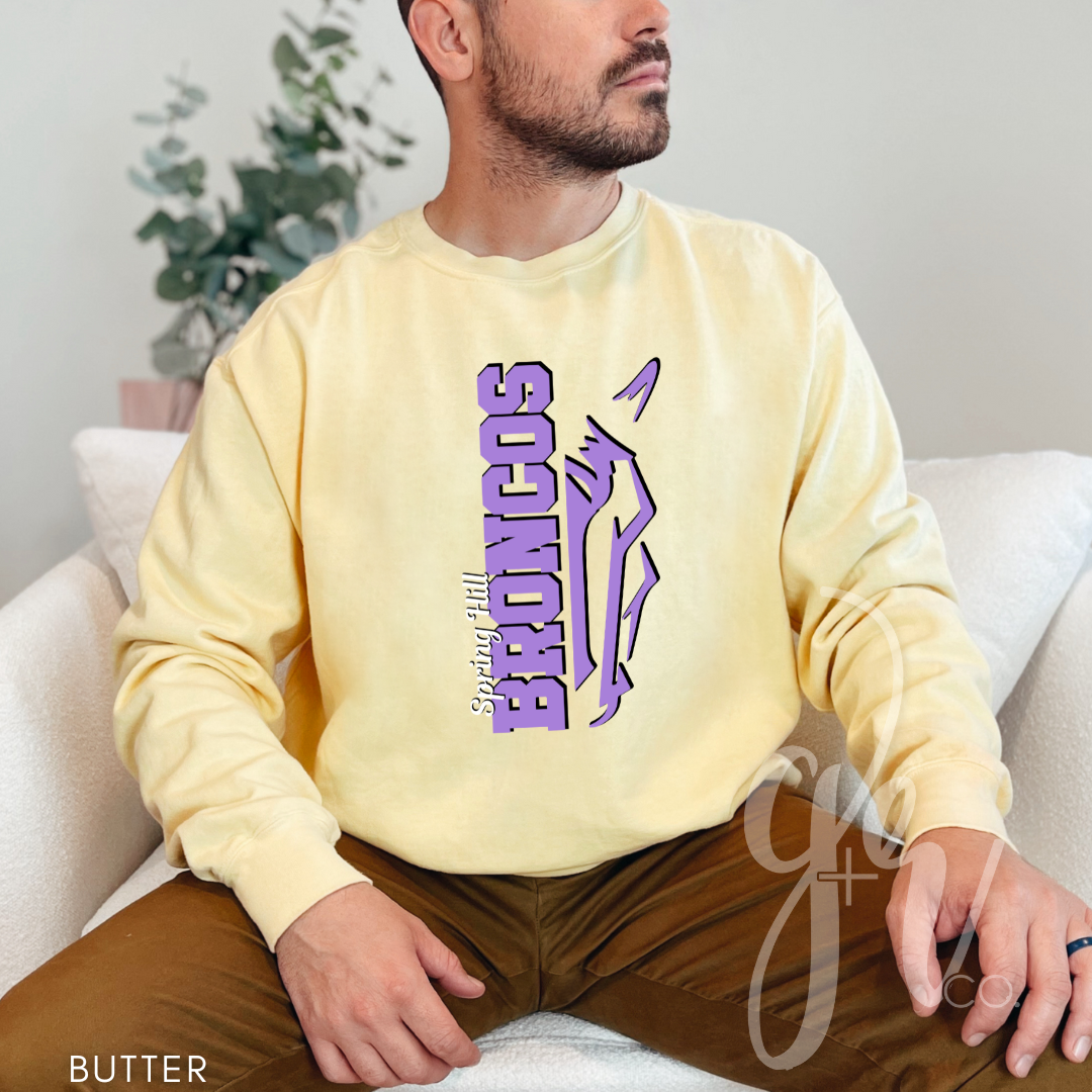 Broncos Mascot (Tees+Sweatshirts)