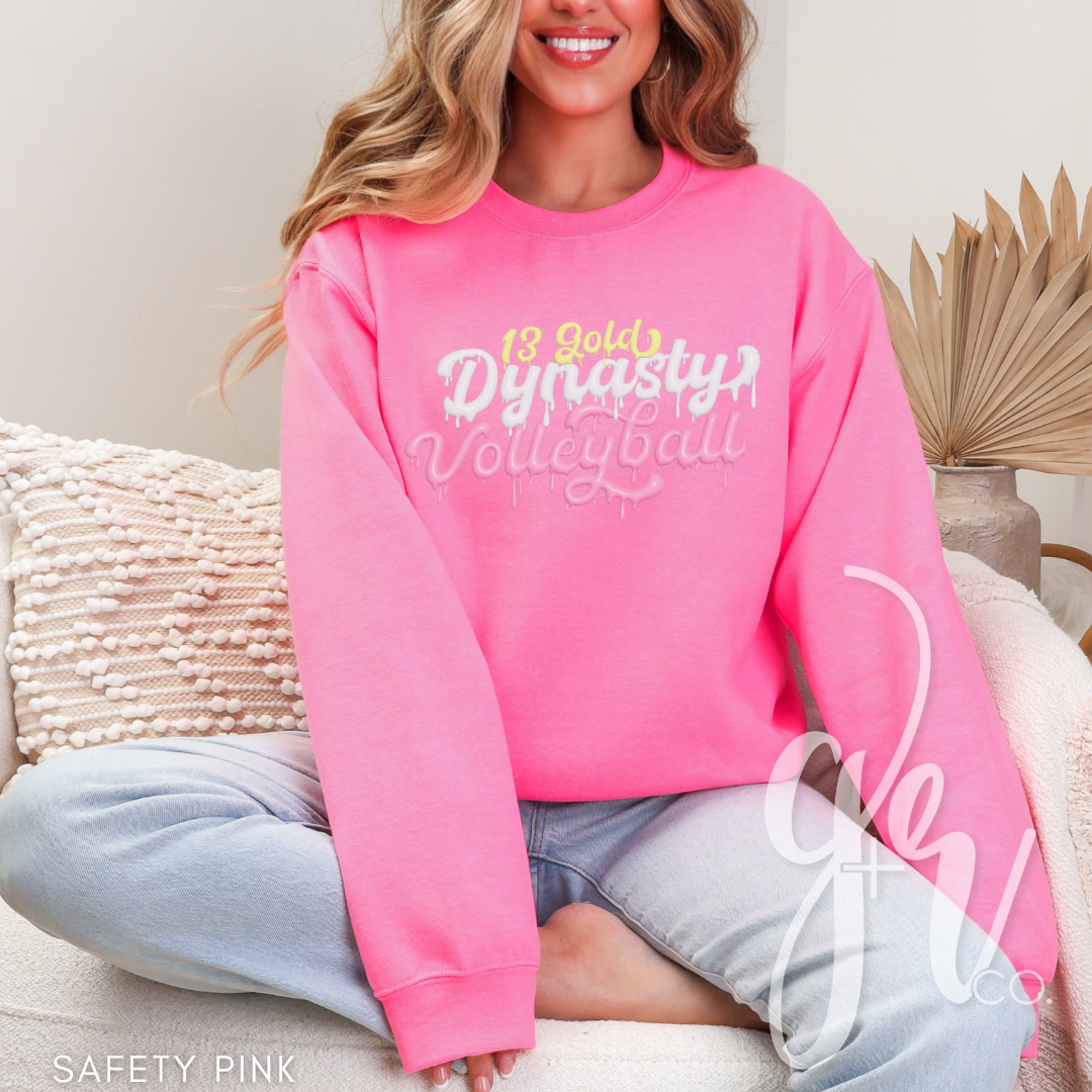 Dynasty 13 Gold Drip— Spirit Wear (Tees+Sweatshirts)
