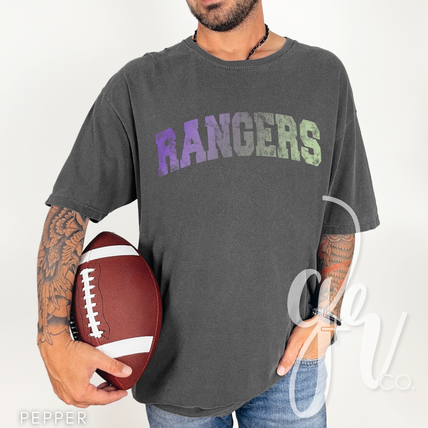 Distressed Varsity Rangers (Tees+Sweatshirts)