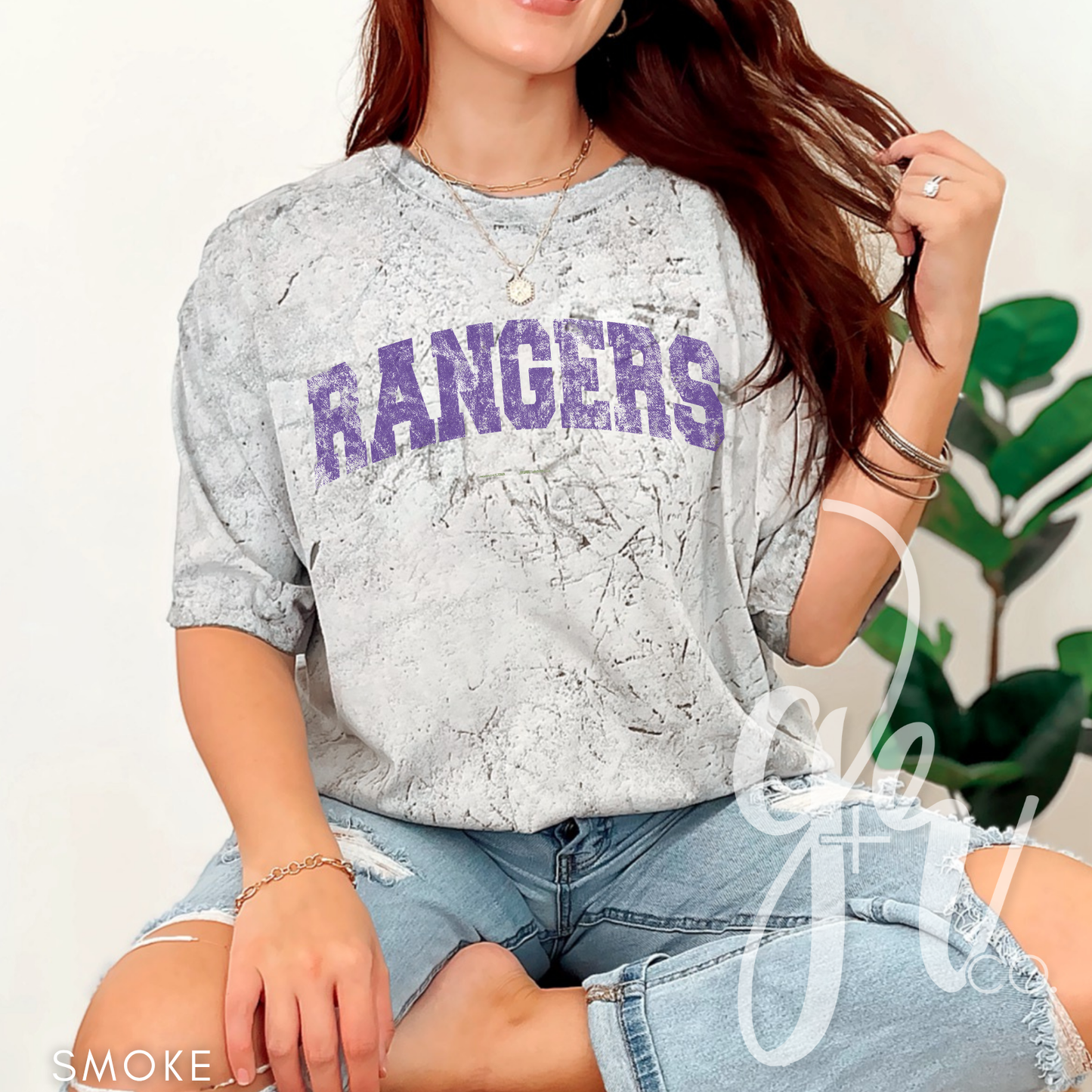 Distressed Varsity Rangers (Tees+Sweatshirts)