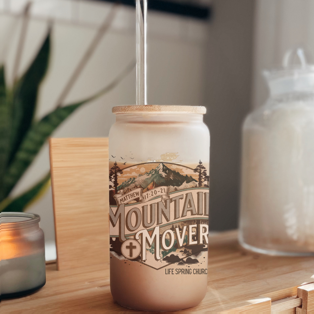 Life Spring Glass Sippers+Straws (Multiple Designs)