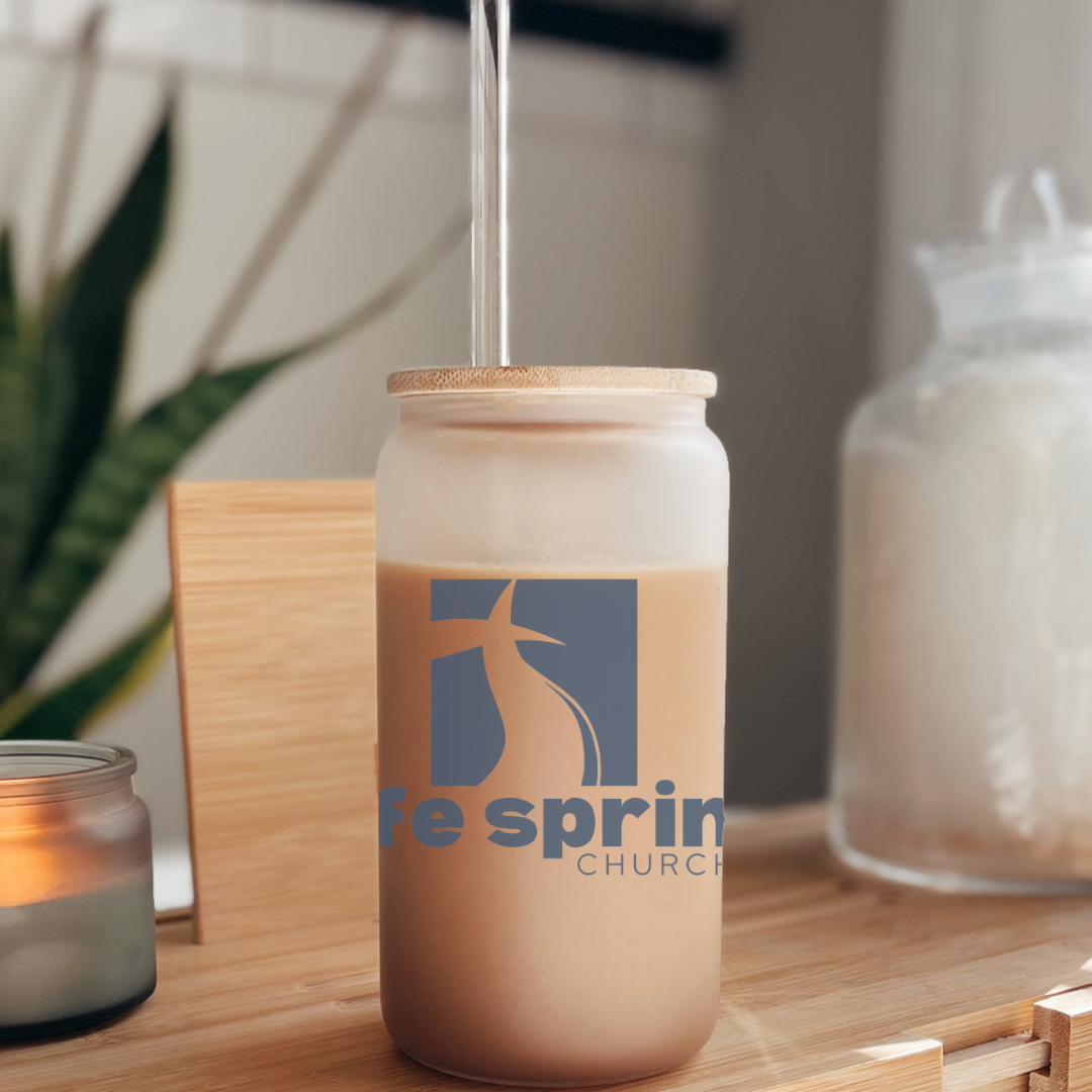 Life Spring Glass Sippers+Straws (Multiple Designs)