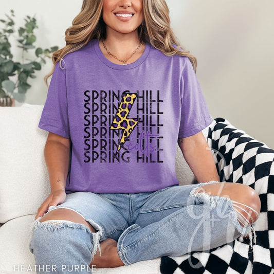 Leopard Bolt Colts (Tees+Sweatshirts)