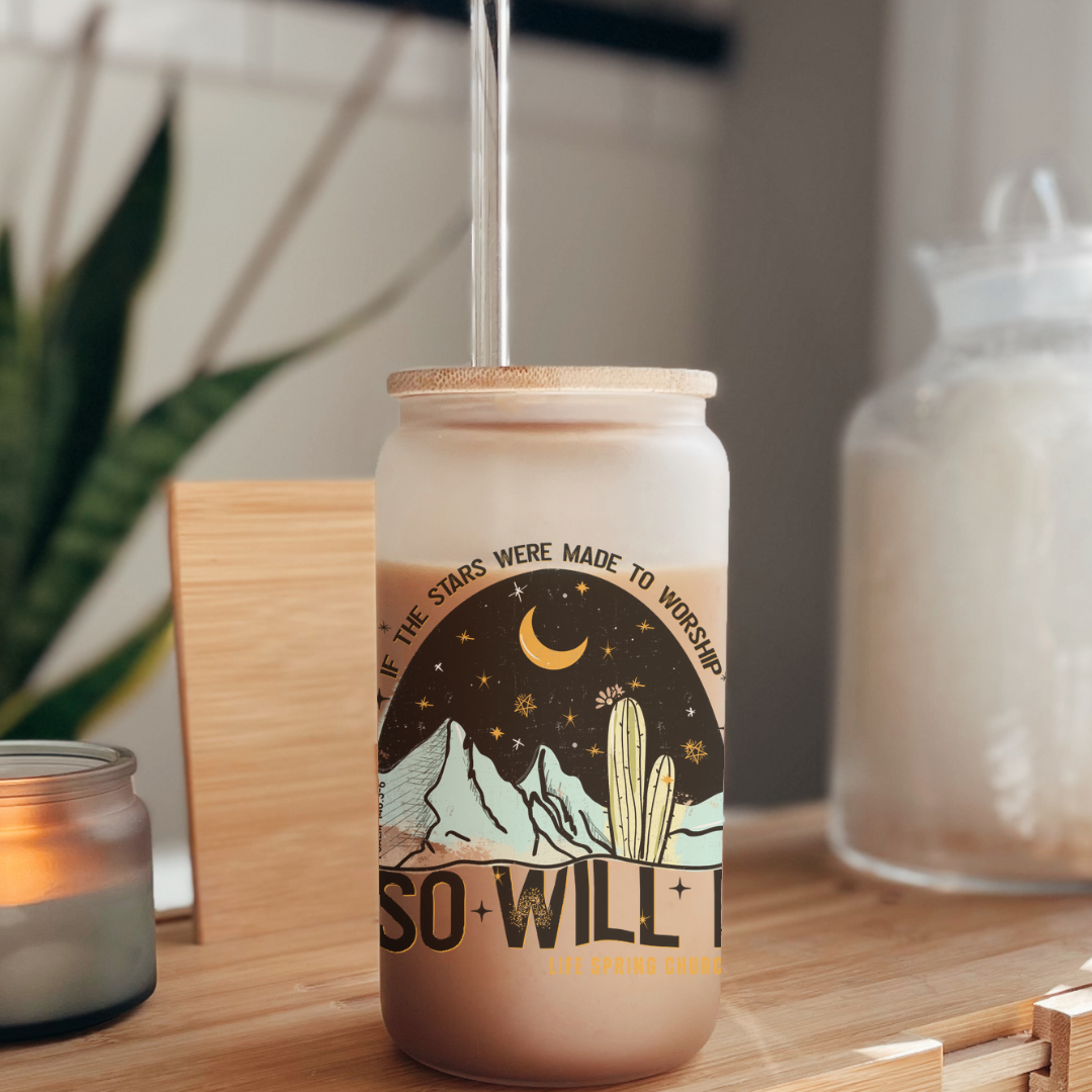 Life Spring Glass Sippers+Straws (Multiple Designs)