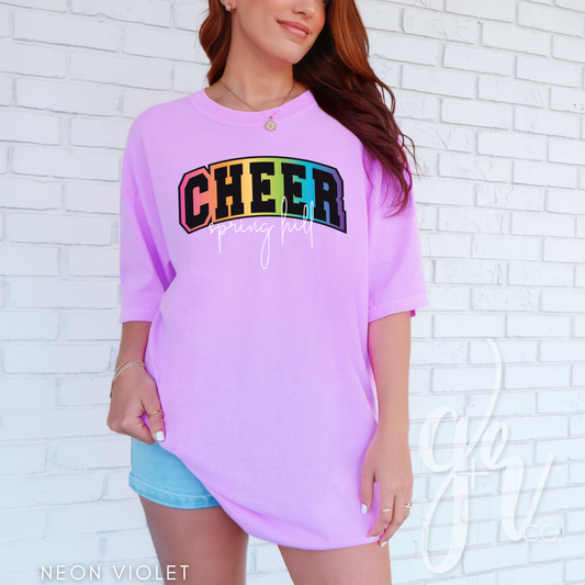 Spring Hill Cheer Varsity Rainbow (Tees+Sweatshirts)