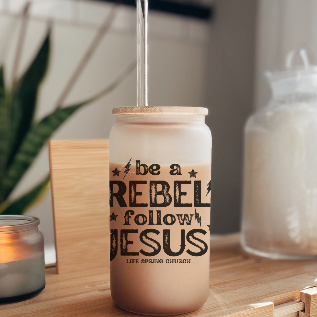 Life Spring Glass Sippers+Straws (Multiple Designs)