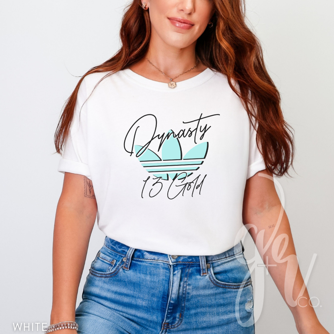 Dynasty 13 Gold — Spirit Wear (Tees+Sweatshirts)