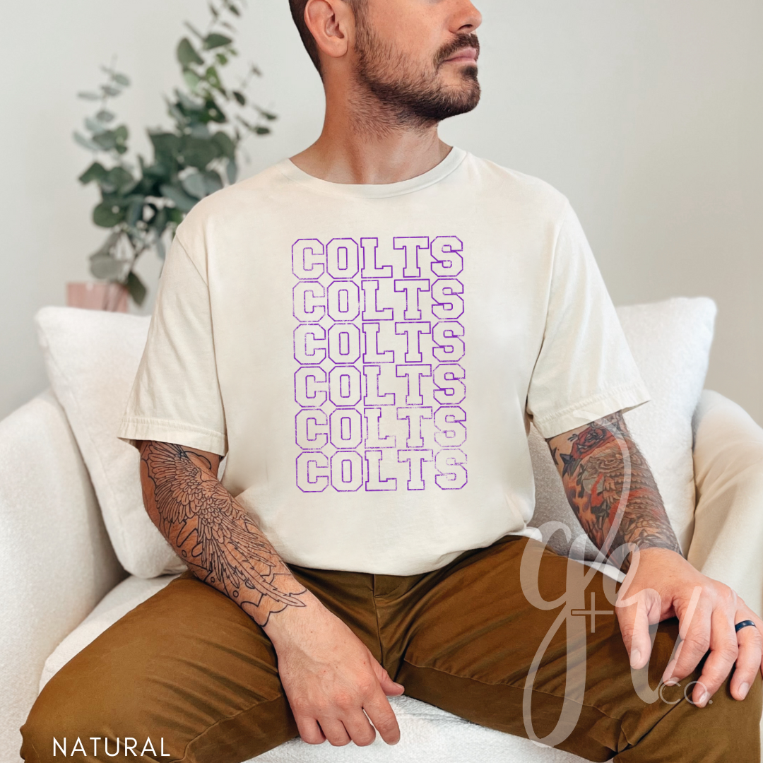 SH Varsity Mascots - Colts or Broncos (Tees+Sweatshirts)