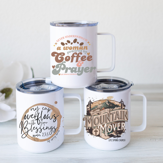Life Spring Travel Mugs (Multiple Designs)