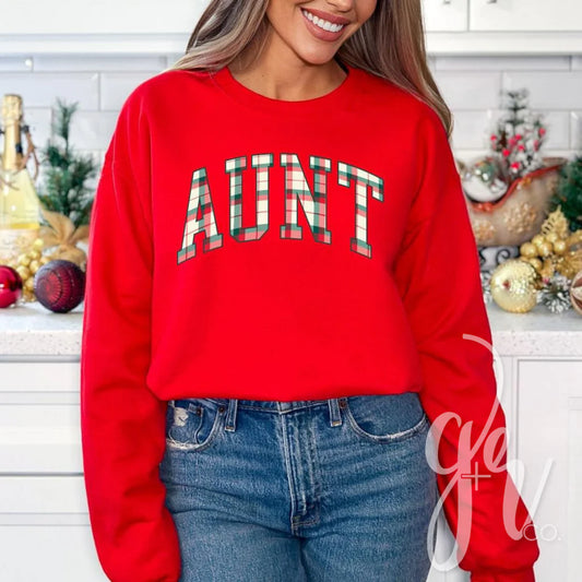 Plaid Aunt
