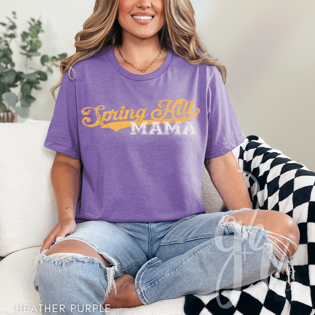SH Custom Name Baseball Script (Tees+Sweatshirts)