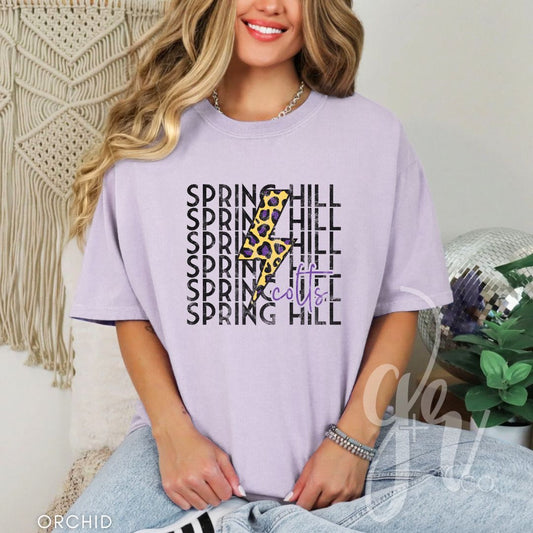 Leopard Bolt Colts (Tees+Sweatshirts)