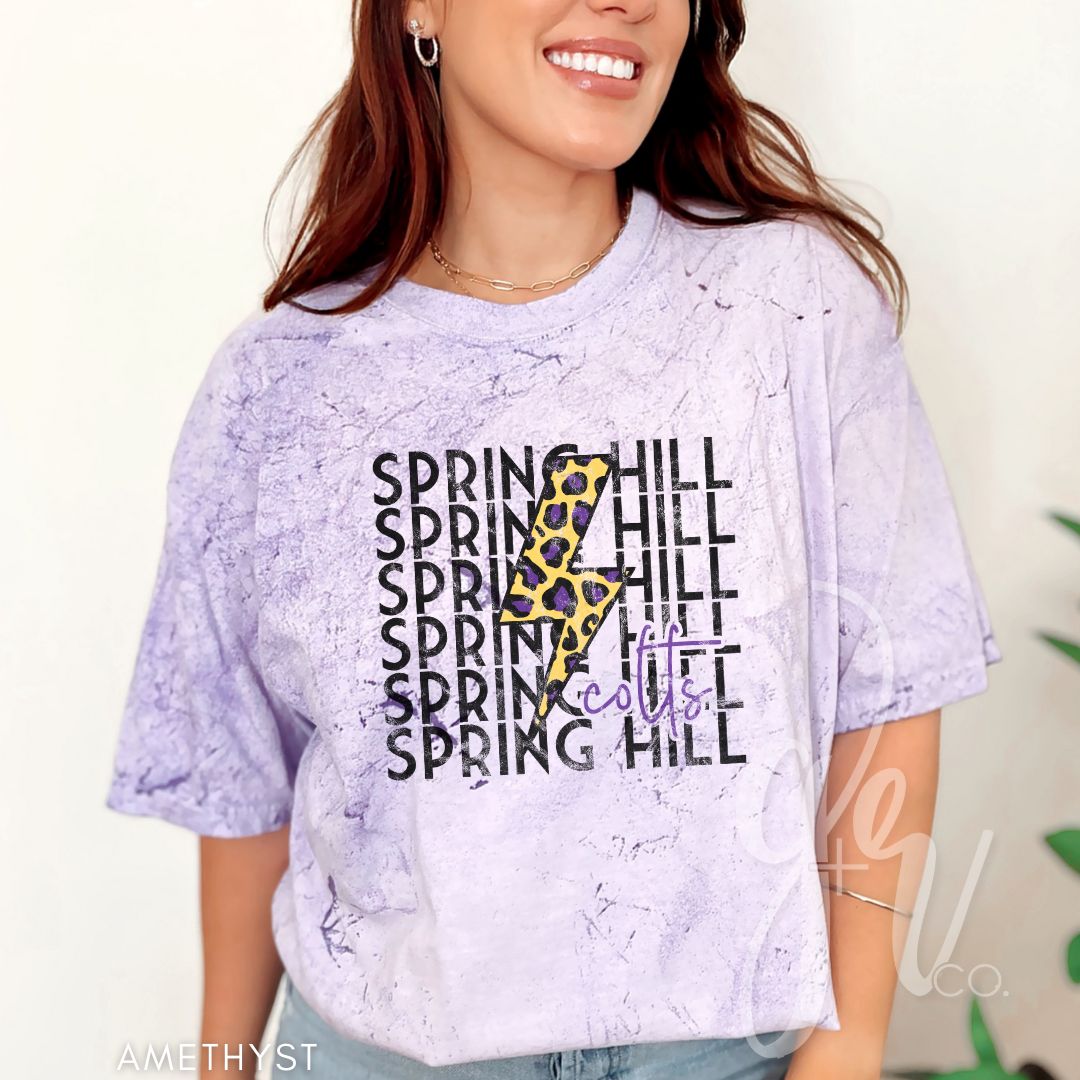 Leopard Bolt Colts (Tees+Sweatshirts)
