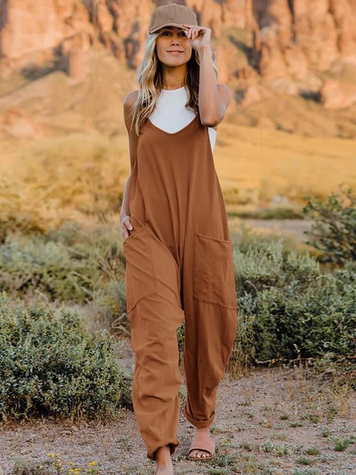 Wide Leg Overalls
