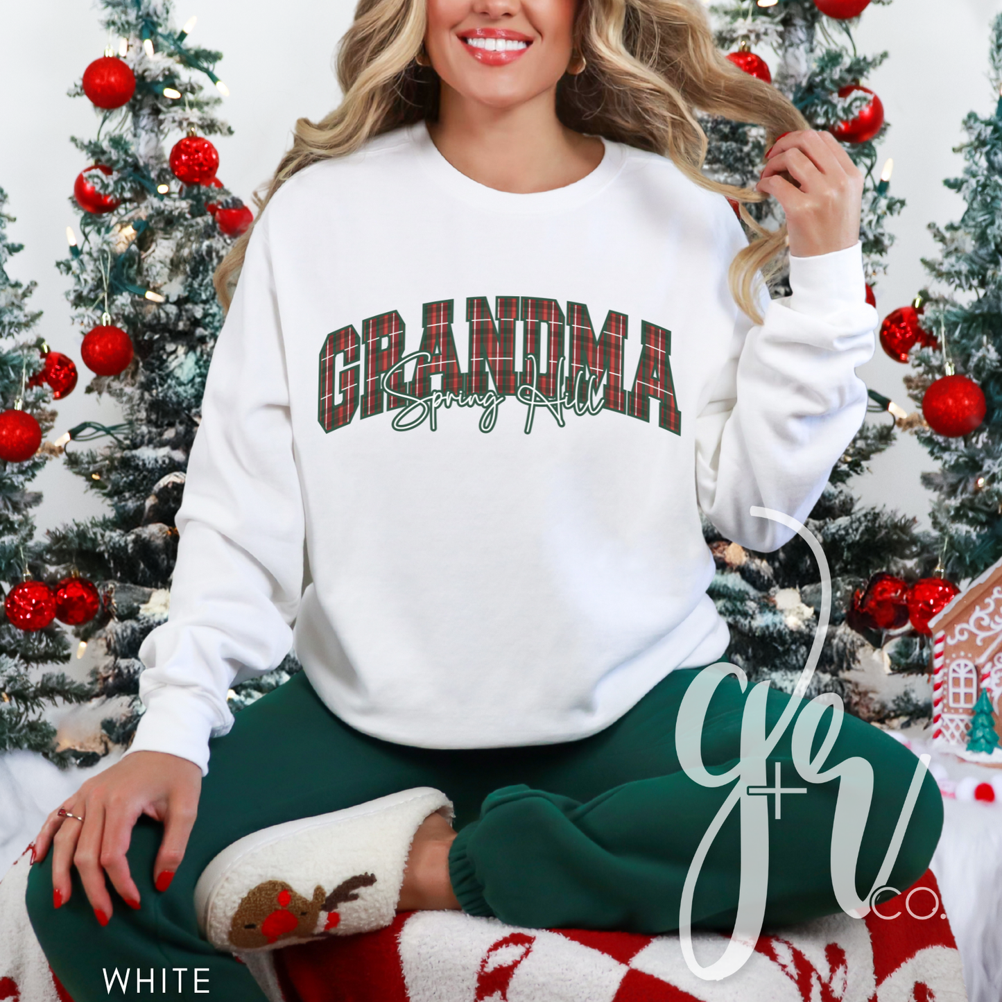 Custom Holiday Names - SHES (Tees+Sweatshirts)