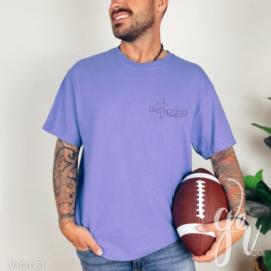 Life Spring Pocket Logo Tee - Violet
