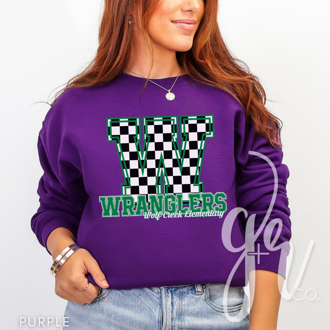 Check Wranglers (Tees+Sweatshirts)