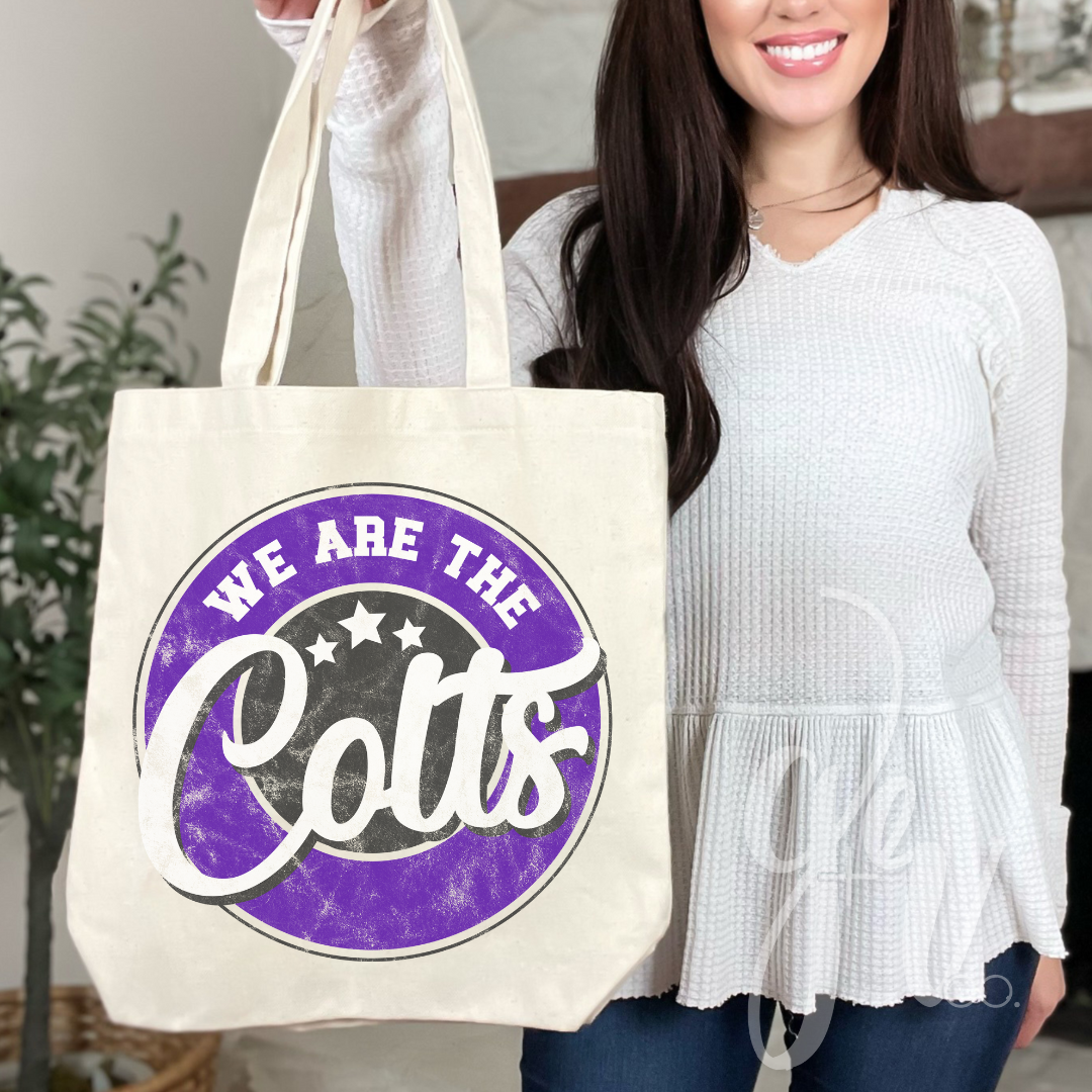 Sample School Spirit Canvas Tote Bags