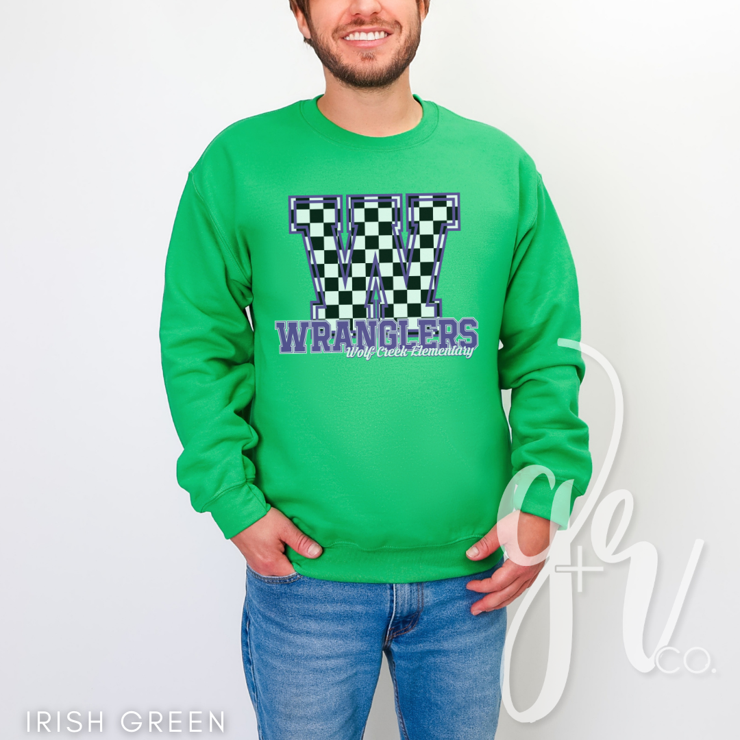 Check Wranglers (Tees+Sweatshirts)
