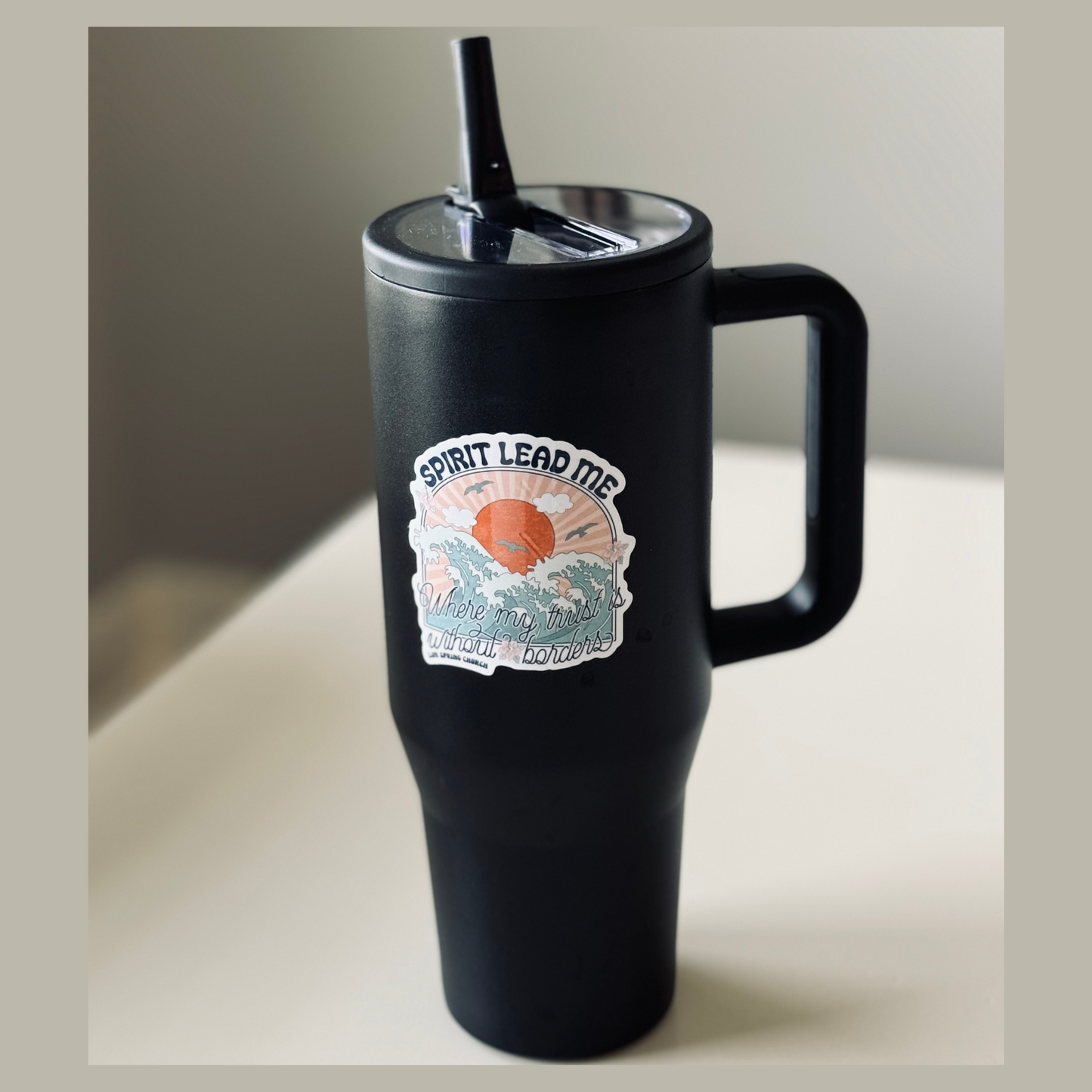 40 oz. HydroTumbler+Life Spring Decal