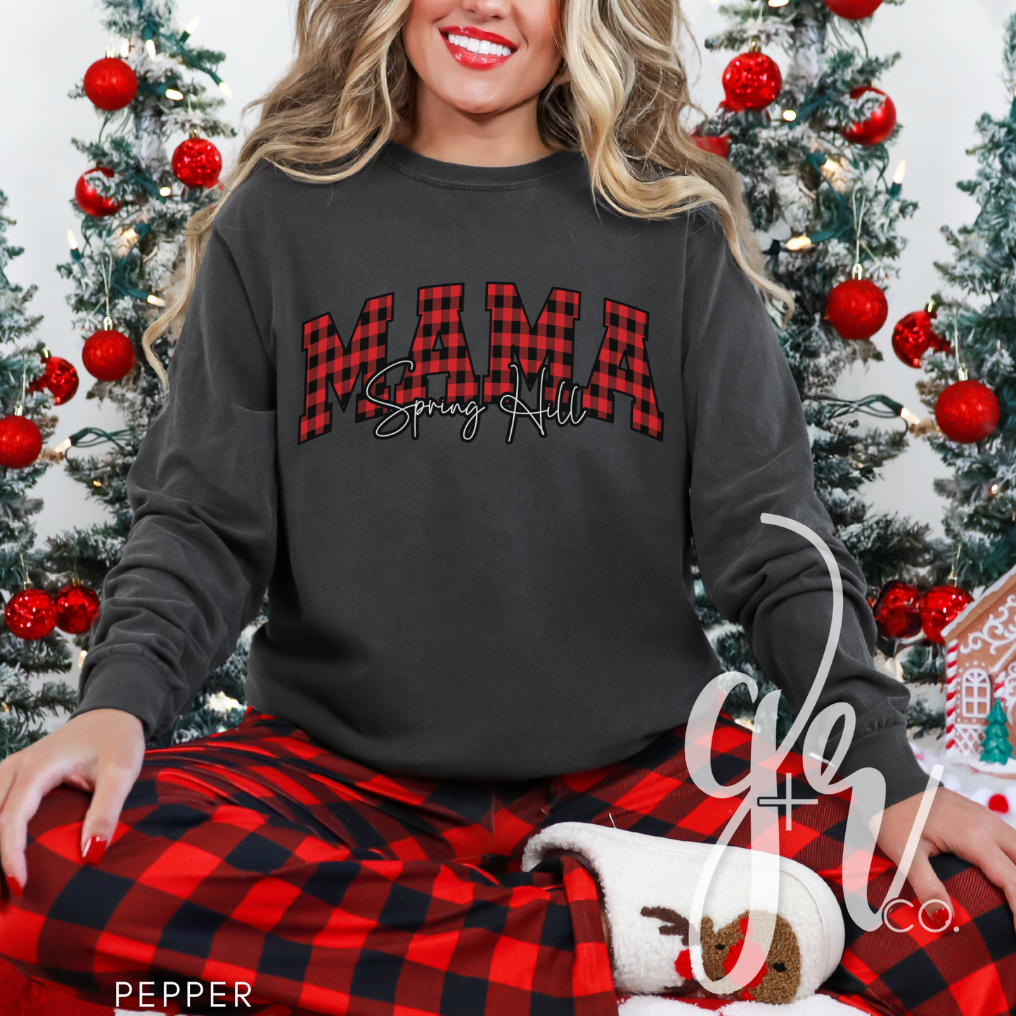 Custom Holiday Names - SHES (Tees+Sweatshirts)