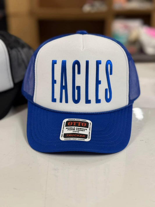 Sample School Spirit Metallic Print Foam Trucker Hat (Adult Only)