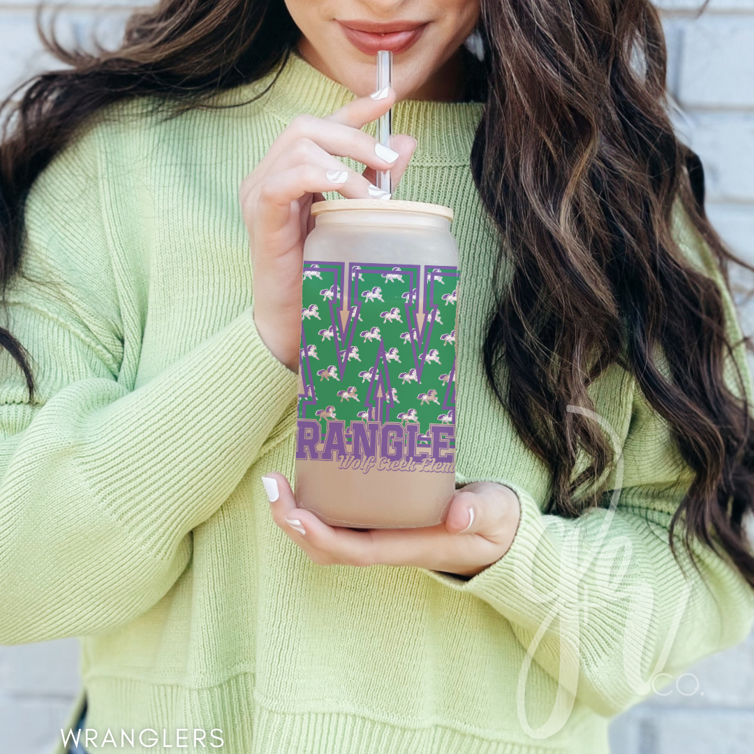 WCES Glass Sippers+Straws (Multiple Designs)