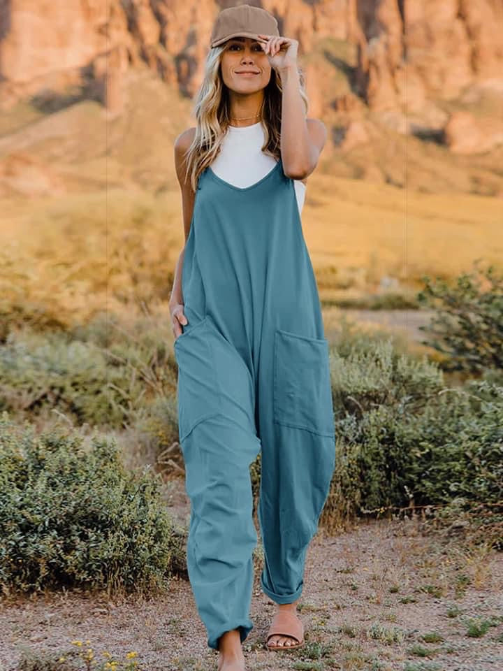 Wide Leg Overalls