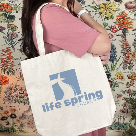 Life Spring Canvas Tote Bag (Multiple Designs)