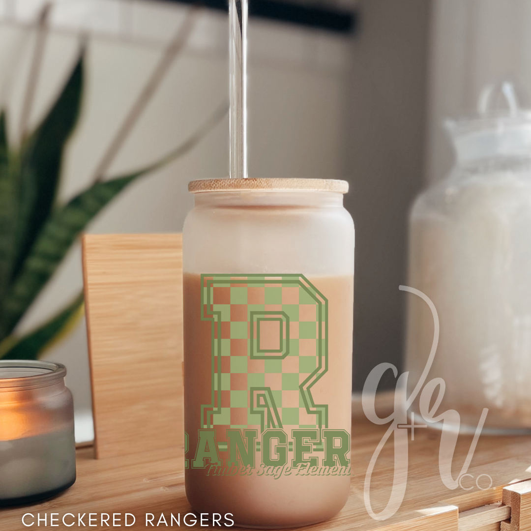 TSES Glass Sippers+Straws (Multiple Designs)