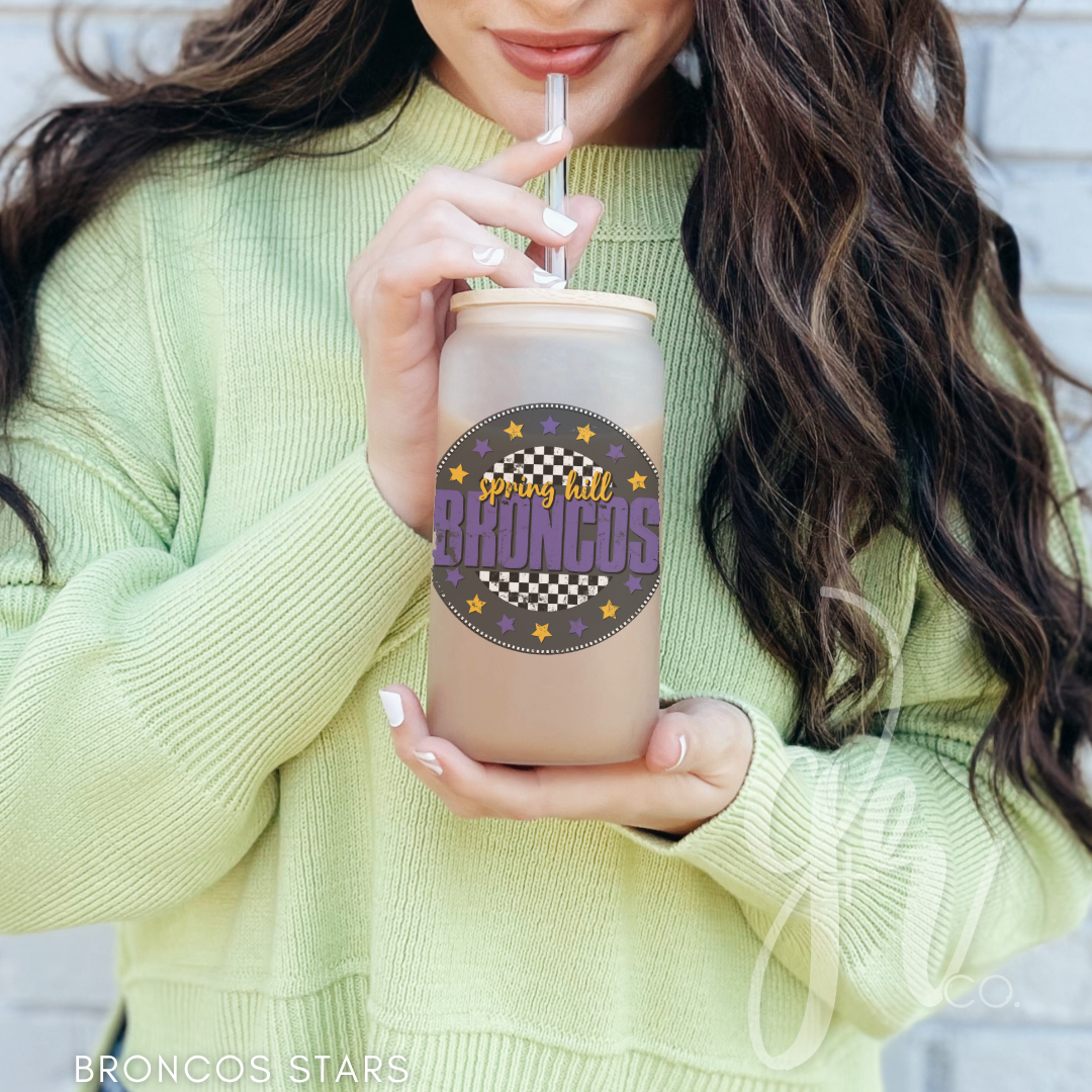 TSES Glass Sippers+Straws (Multiple Designs)