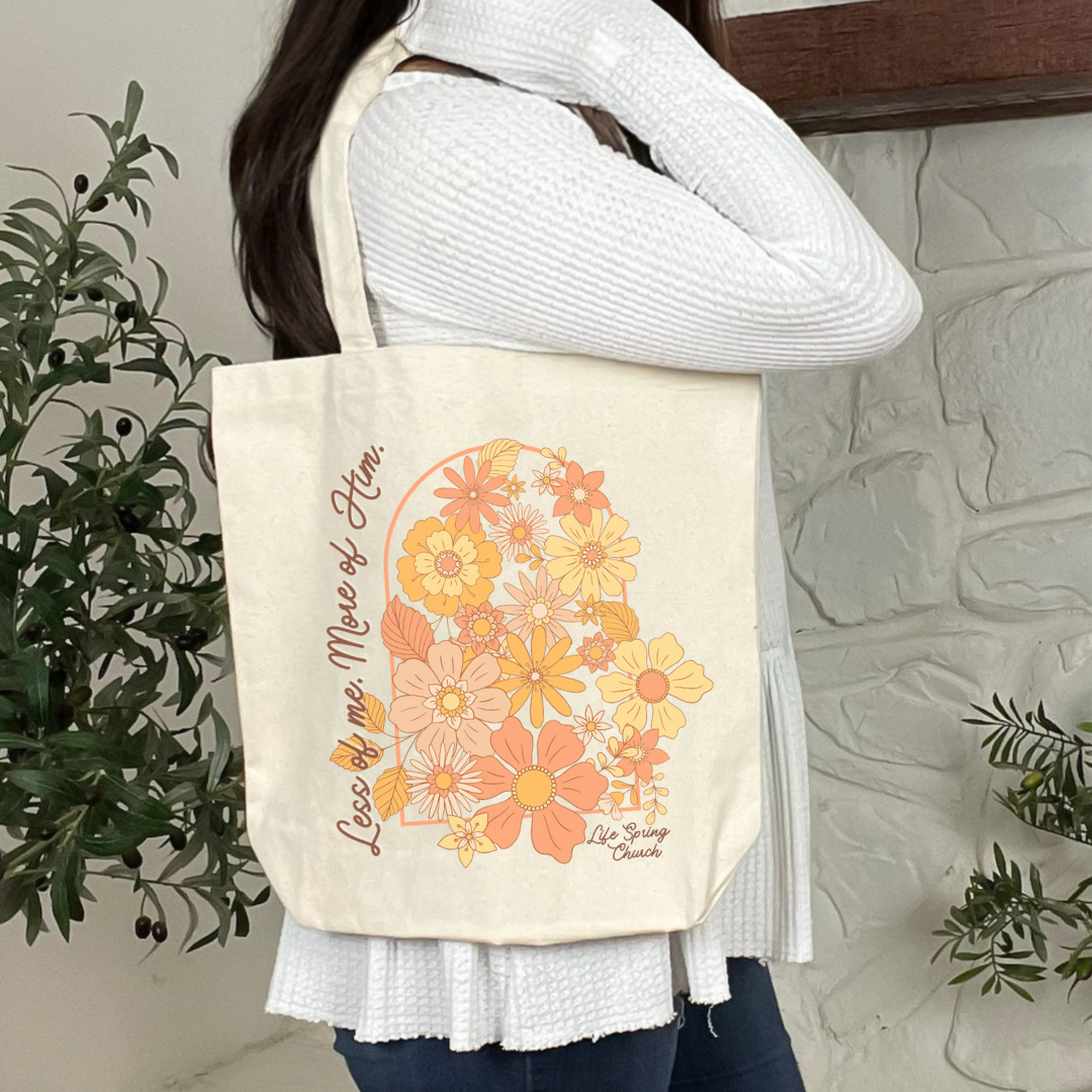 Life Spring Canvas Tote Bag (Multiple Designs)