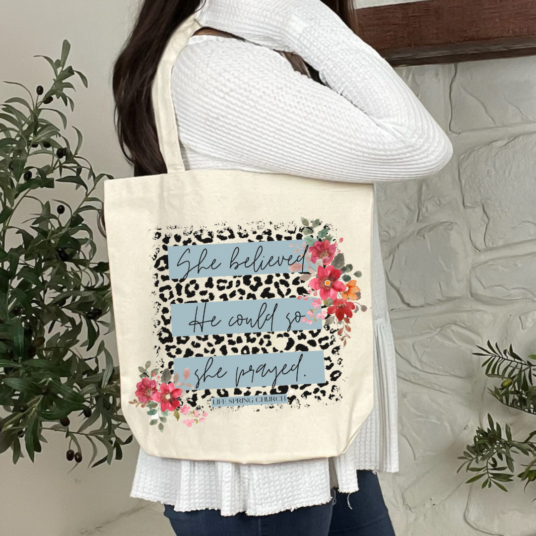 Life Spring Canvas Tote Bag (Multiple Designs)