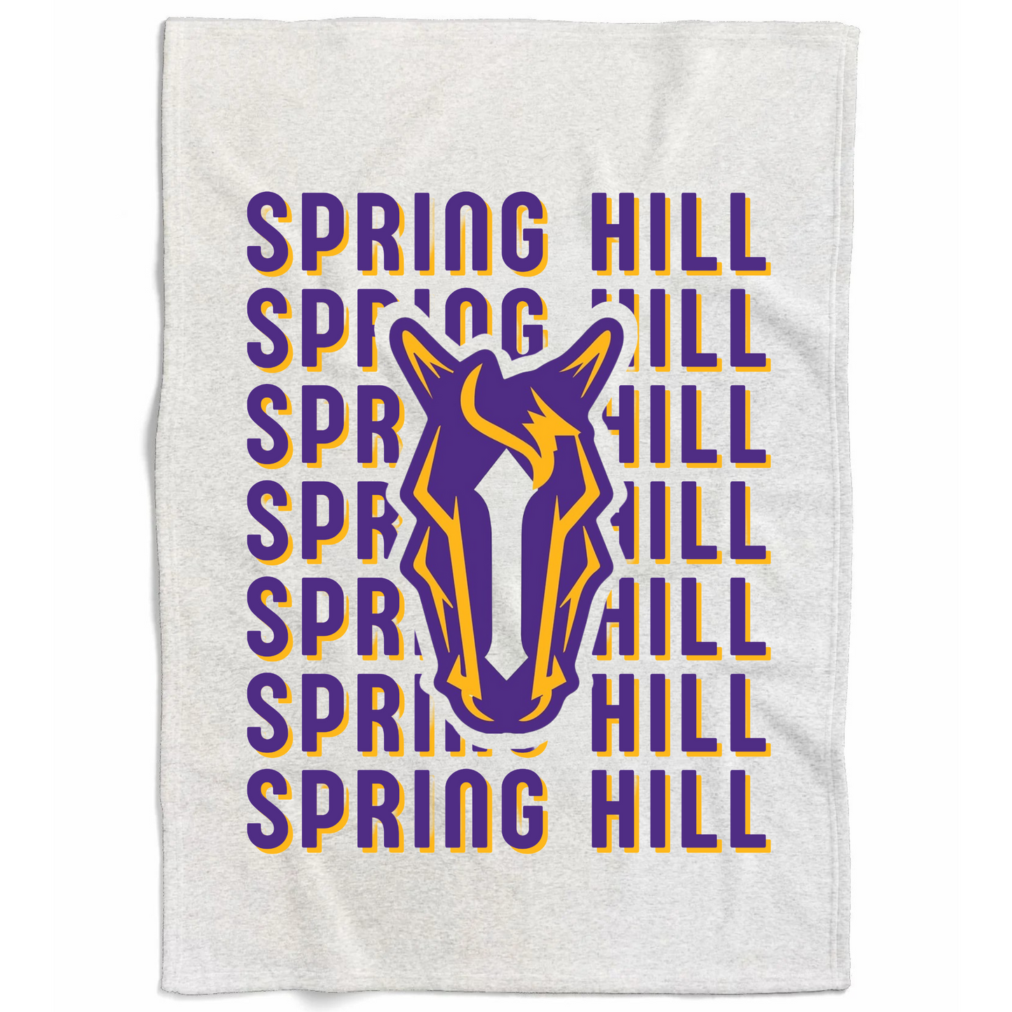 Sample School Spirit Sweatshirt Blankets