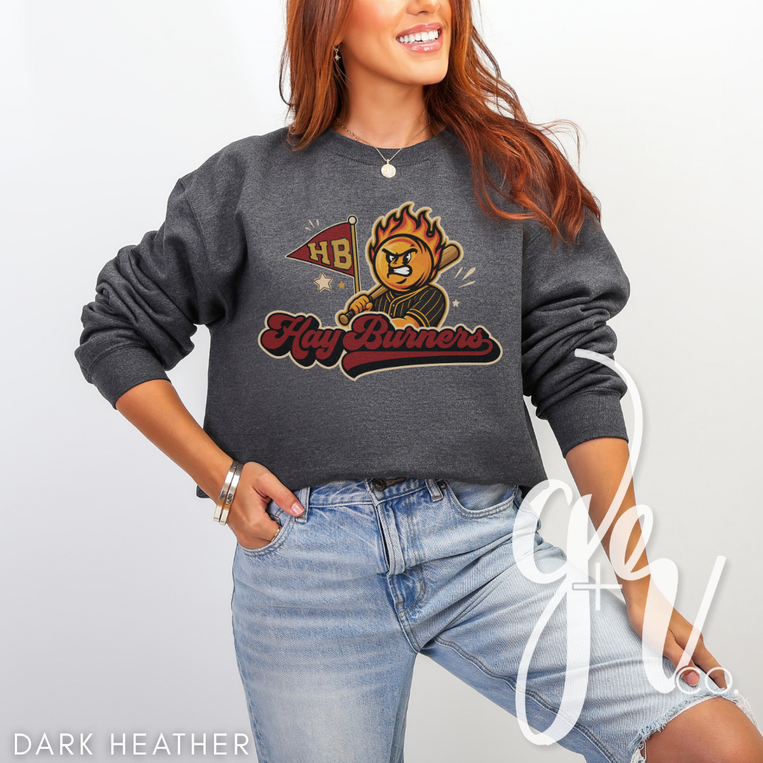 Hay Burners Varsity Mascot (Tees+Sweatshirts)