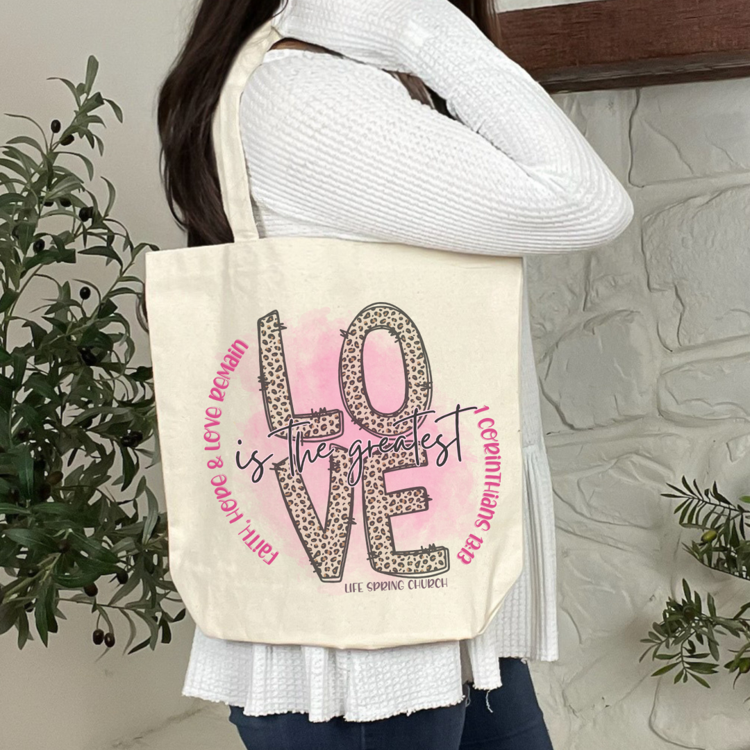 Life Spring Canvas Tote Bag (Multiple Designs)