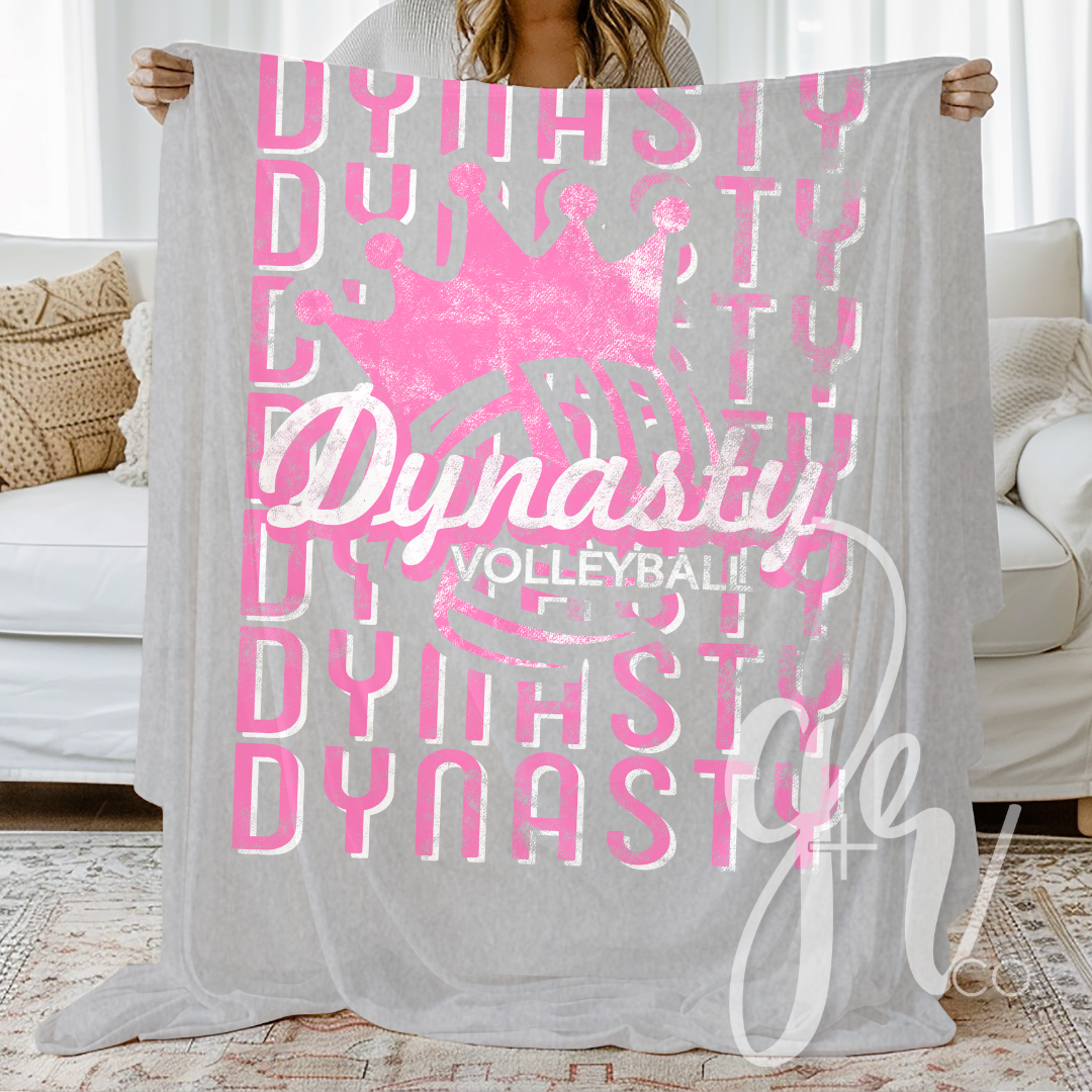 Dynasty Volleyball Sweatshirt Blankets