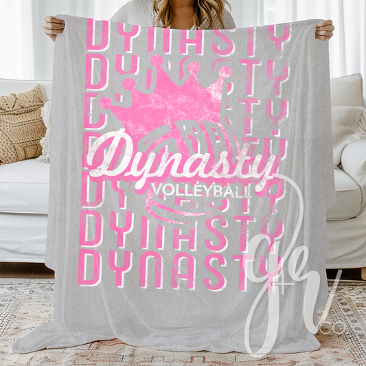 Dynasty Volleyball Sweatshirt Blankets