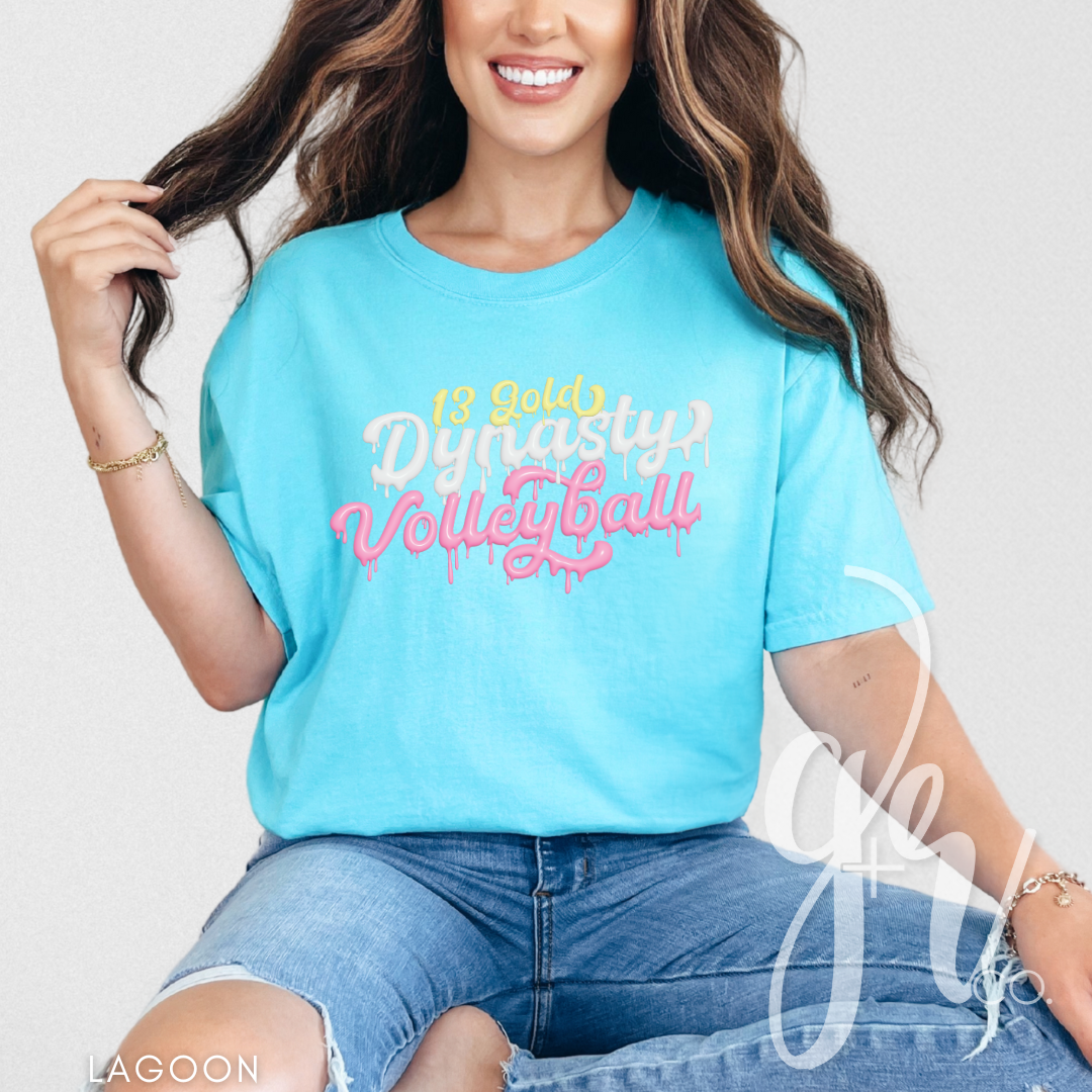 Dynasty 13 Gold Drip— Spirit Wear (Tees+Sweatshirts)
