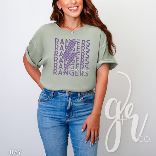 Checkered Bolt Rangers (Tees+Sweatshirts)