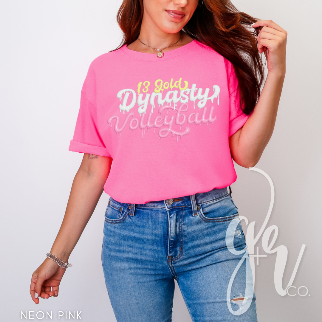 Dynasty 13 Gold Drip— Spirit Wear (Tees+Sweatshirts)