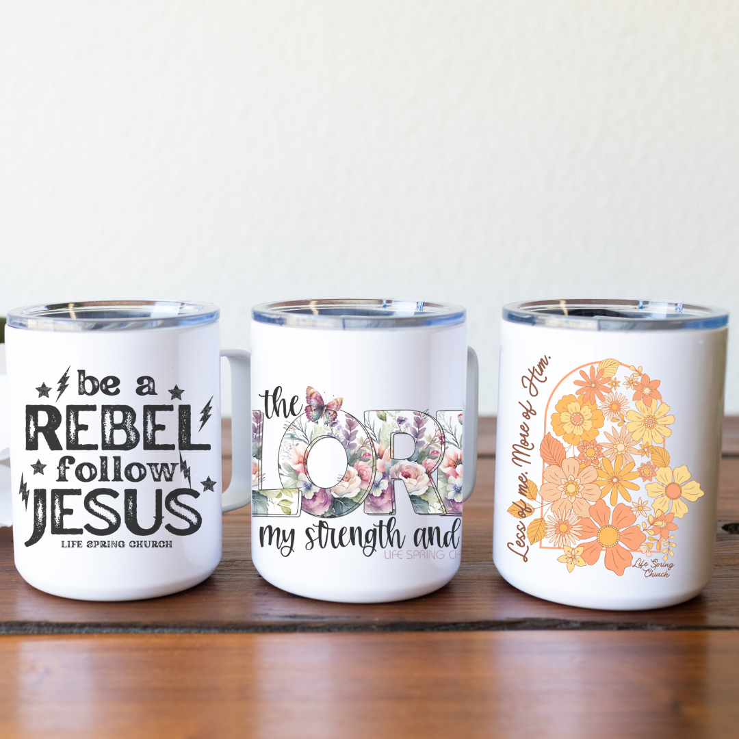 Life Spring Travel Mugs (Multiple Designs)