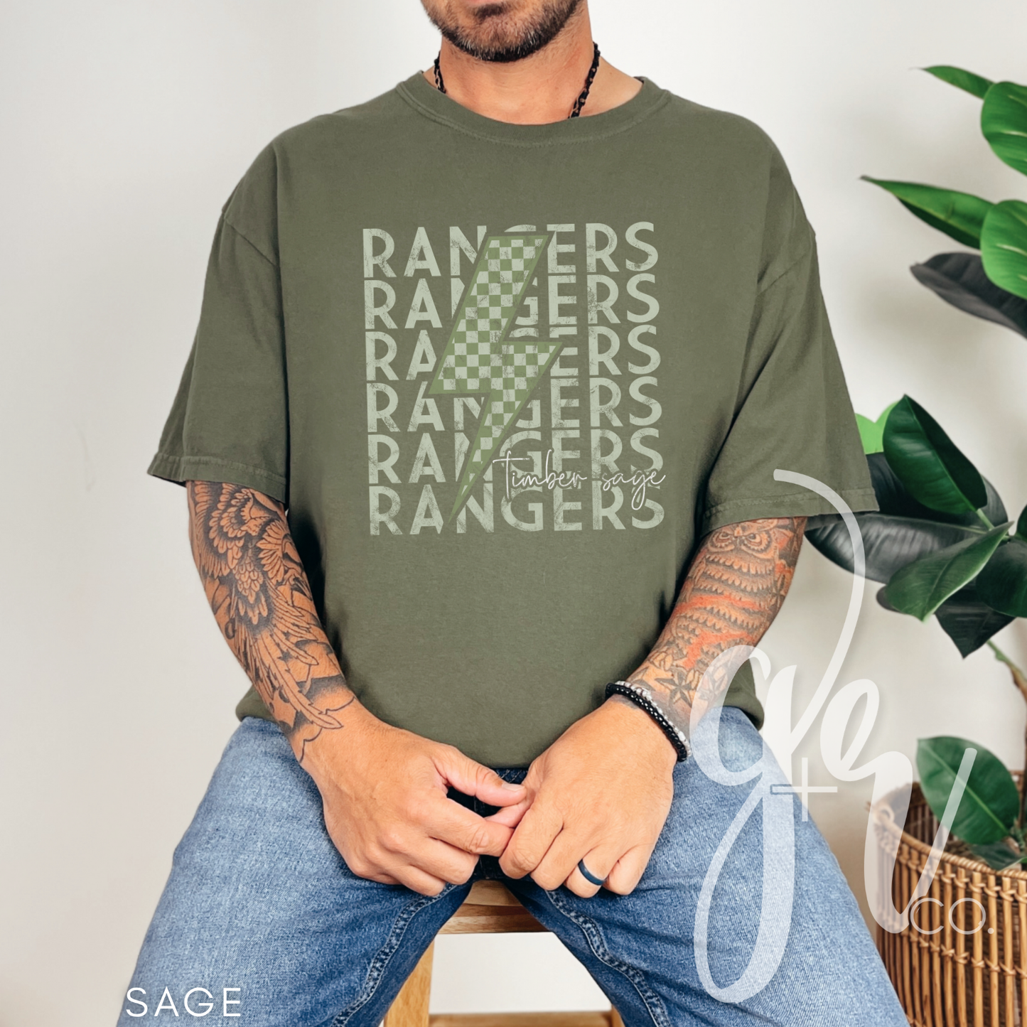 Checkered Bolt Rangers (Tees+Sweatshirts)