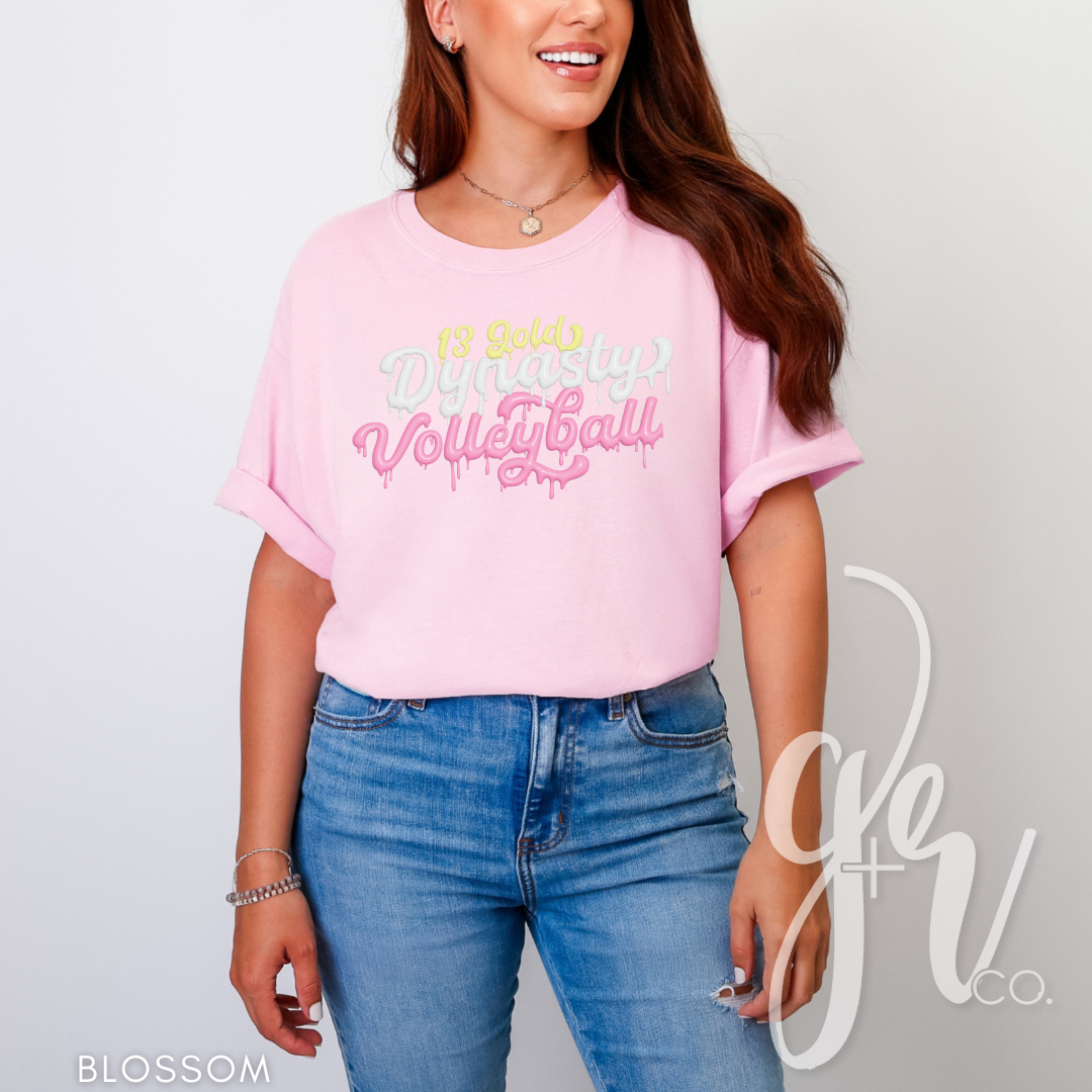 Dynasty 13 Gold Drip— Spirit Wear (Tees+Sweatshirts)