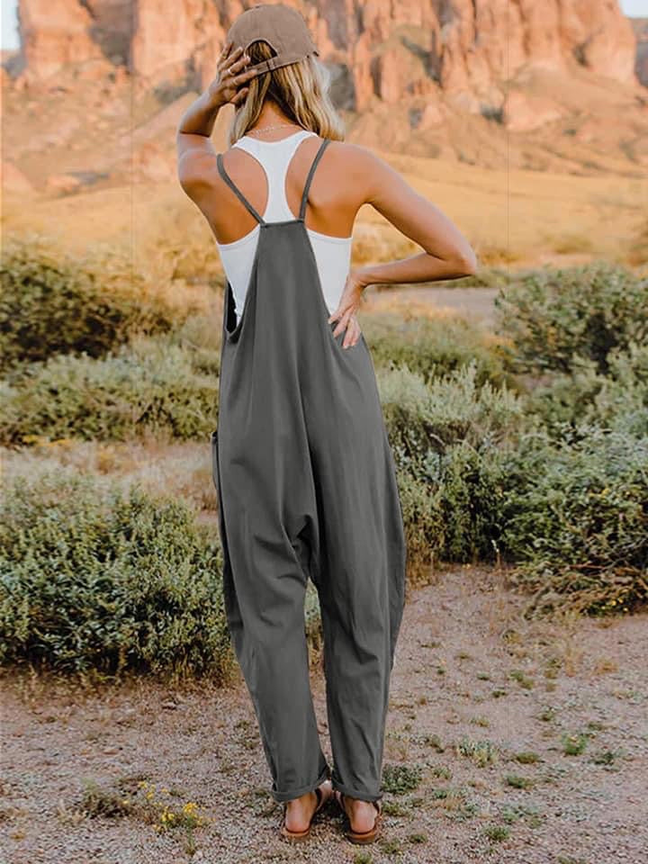 Wide Leg Overalls