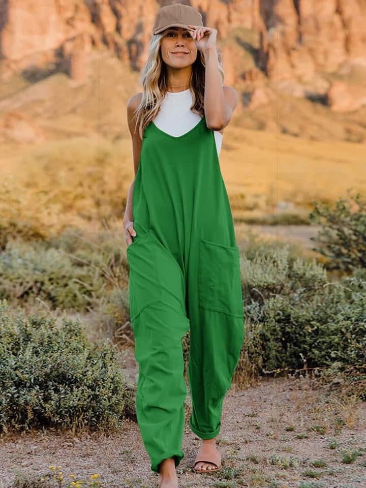 Wide Leg Overalls