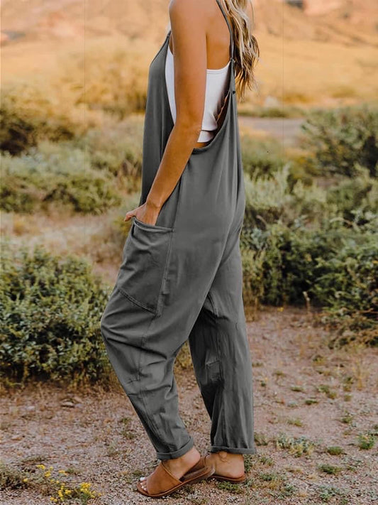 Wide Leg Overalls