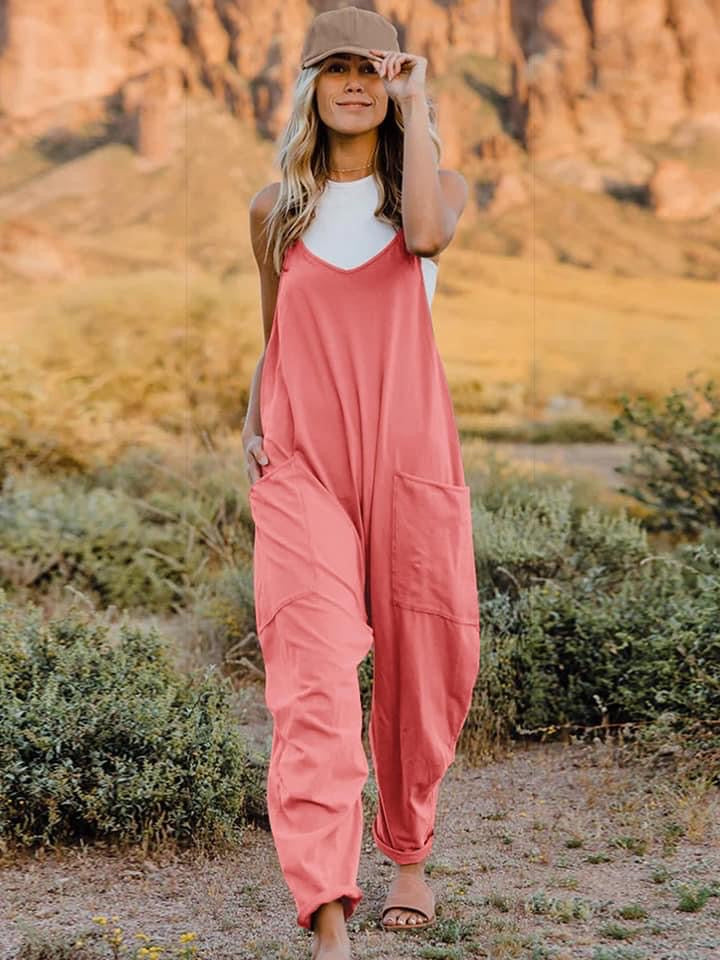 Wide Leg Overalls